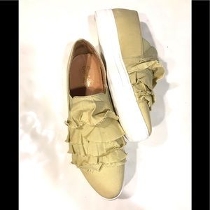 Seychelles LA Fabric Leather Espadrille Flats 8